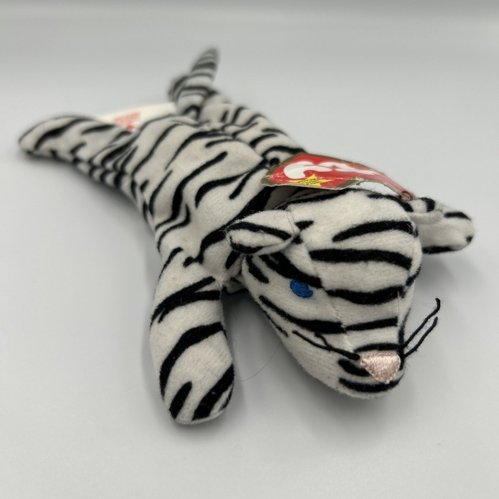 Ty Teenie Beanie‎ Babies Blizz White Tiger 1999 McDonalds Toy